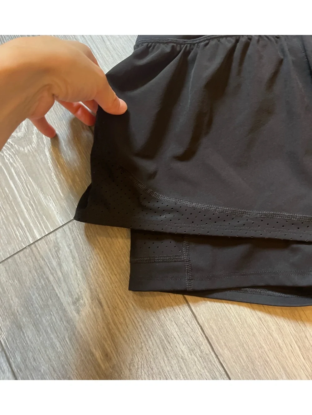 Spanx Get Moving Double Layer Athletic Short Black XS